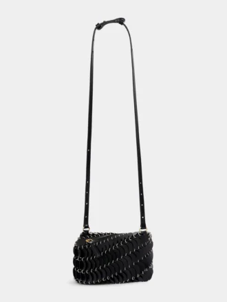 Sort Paco crossbody lædertaske
