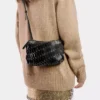Sort Paco crossbody lædertaske