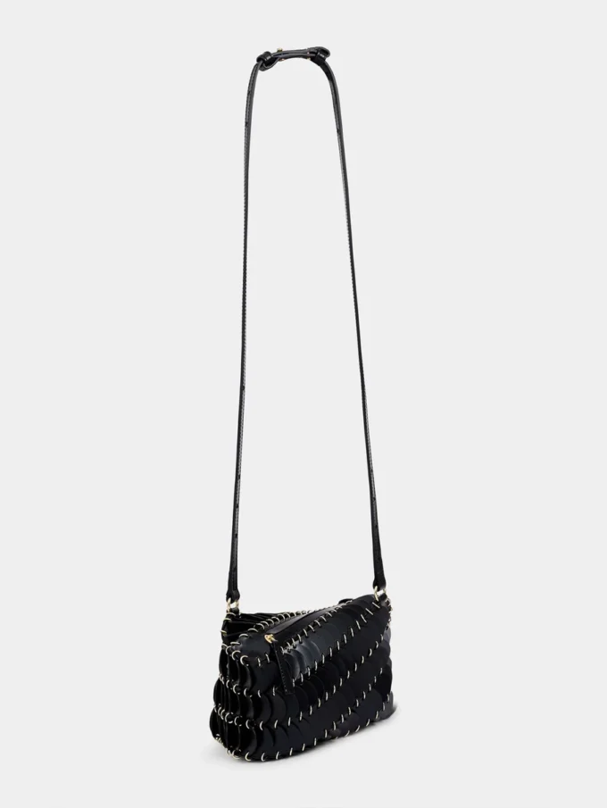 Sort Paco crossbody lædertaske