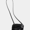Sort Paco crossbody lædertaske