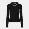 Sort sweater i uld