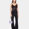 Sort tanktop i blonder