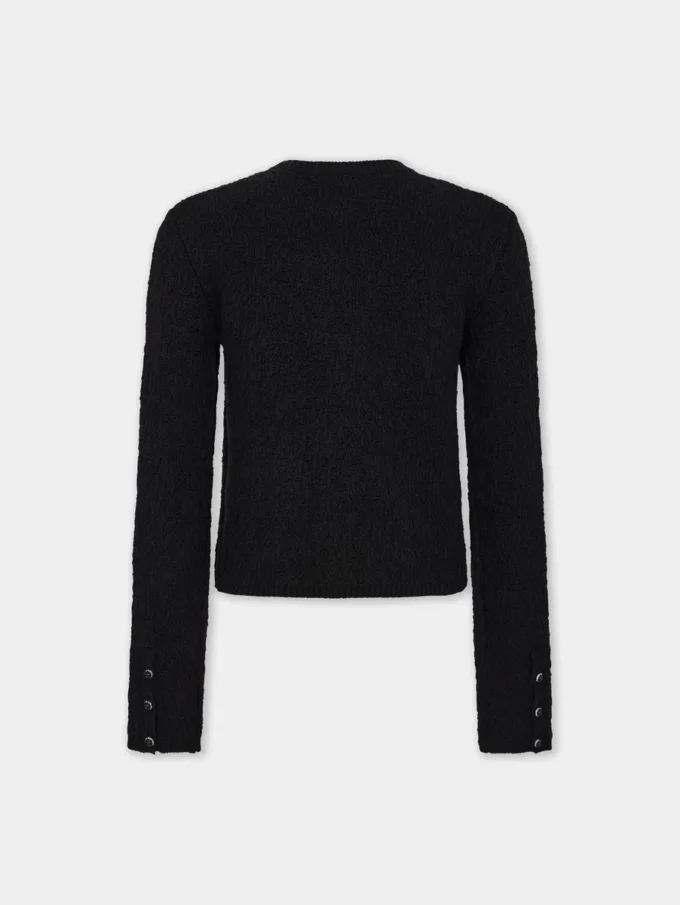 Strikket cardigan i uld