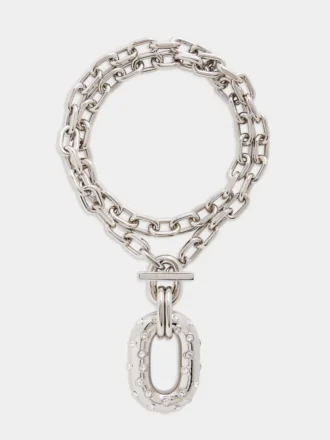 XL Link strass halskæde