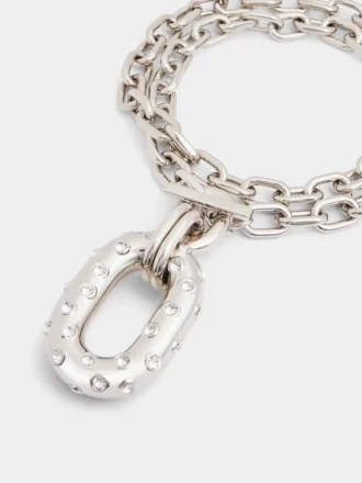 XL Link strass halskæde