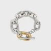 XL Link tofarvet armbånd