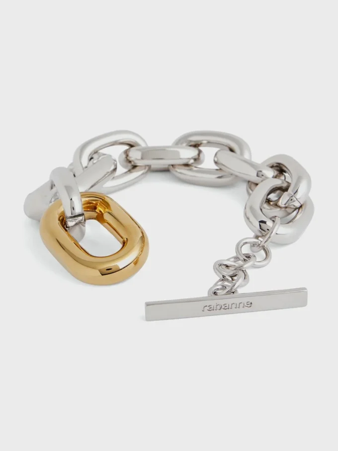 XL Link tofarvet armbånd